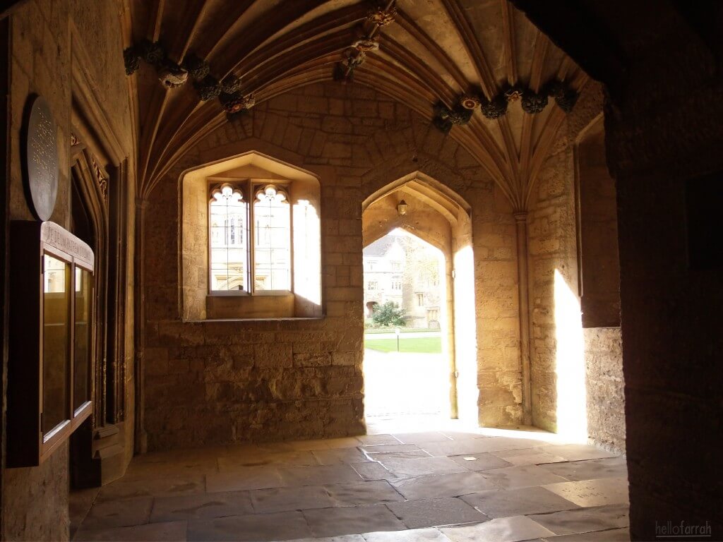 Magdalen College Chapel Entrance